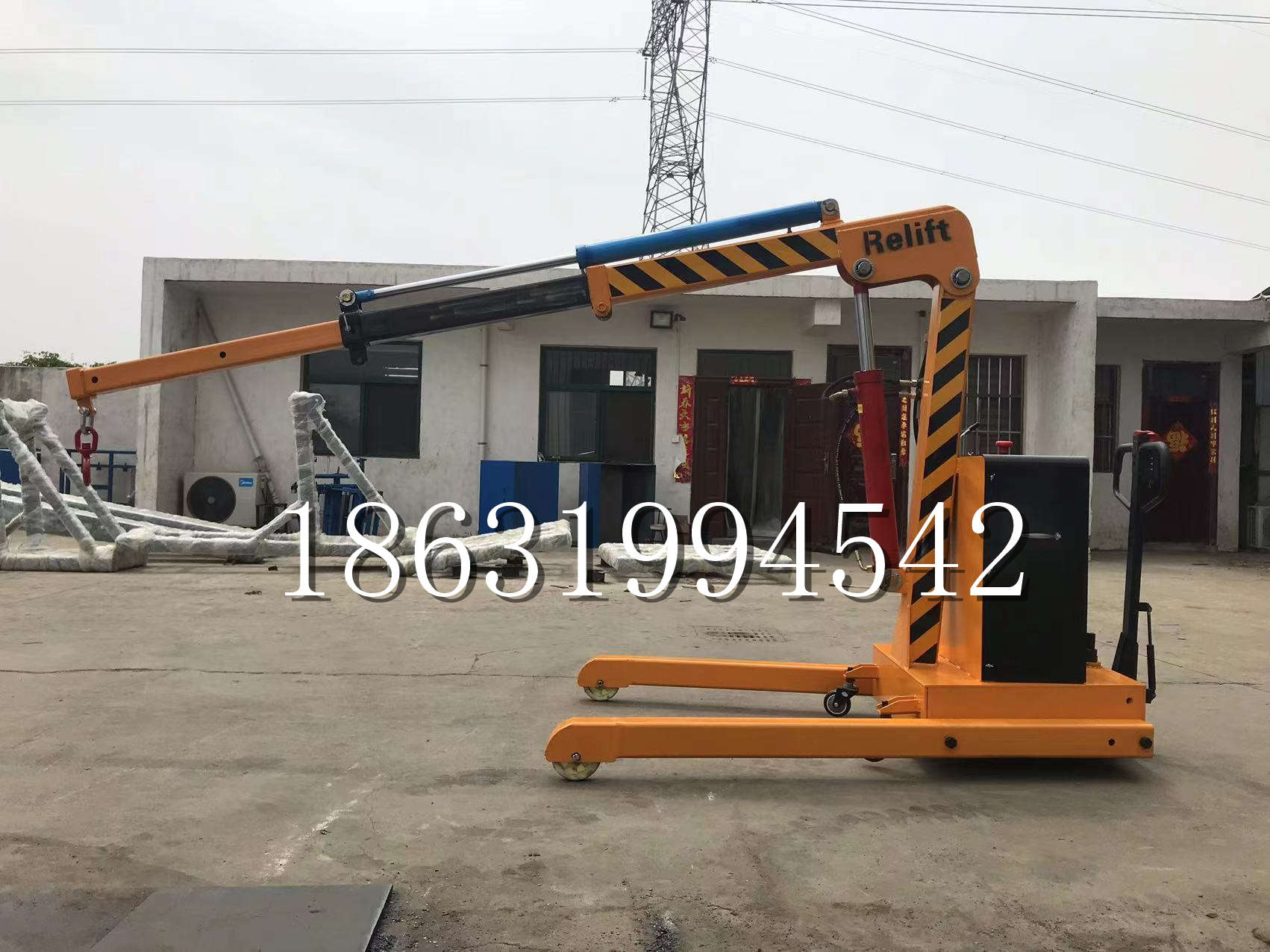 肃宁县久征定做3吨三轮随车吊 农用园林绿化移树吊 平板工程用小吊机